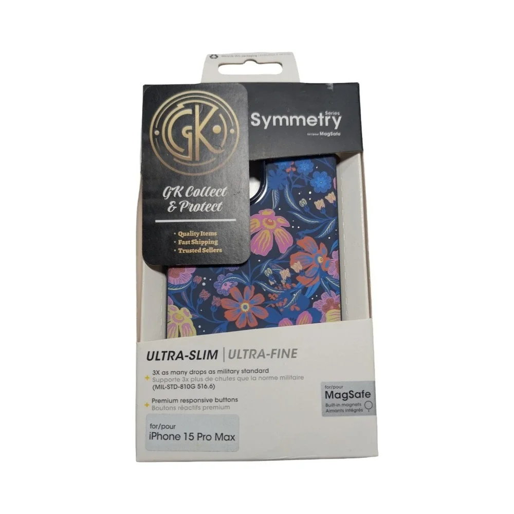 N5-N OtterBox Symmetry+ MagSafe Case For Apple iPhone‎ 15 Pro Max - Fairy Fauna